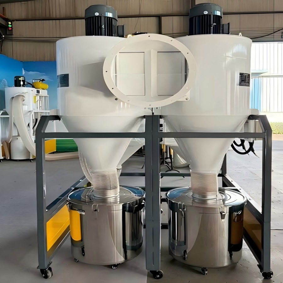 Miks on topelttsükloniga puidutolmukollektor puidu jämetöötlusel puiduhakke kogumiseks optimaalne lahendus?